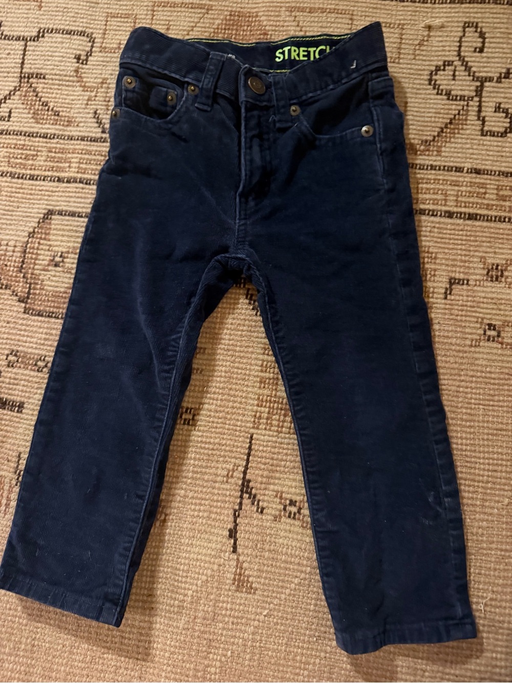 J. Crew Kids Stretch Corduroy Pants - Navy